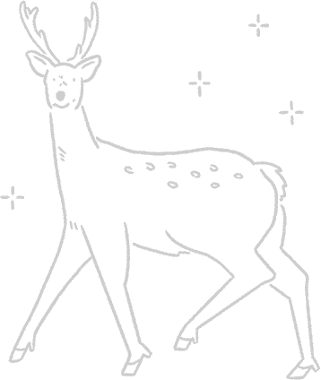 鹿のイラスト